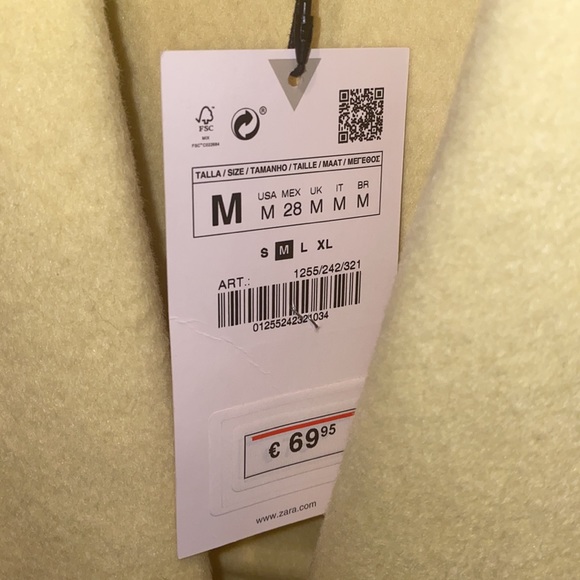 ZARA Runway oversized coat NWT - Picture 6 of 11